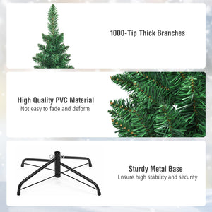 PVC Artificial Slim Pencil Christmas Tree-8 Feet view 9