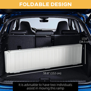 Foldable Portable Wheelchair Ramp Easy Access Carrier Ramp (5ft)