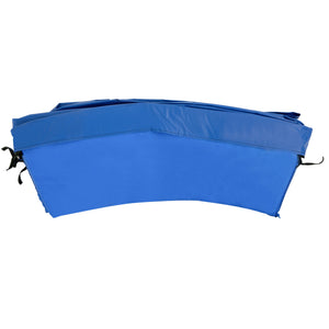 ⌀8ft Trampoline Pad ⌀96" Spring Safety Replacement Gym Bounce Jump Cover EPE Foam, No Holes for Pole, Blue – view 6