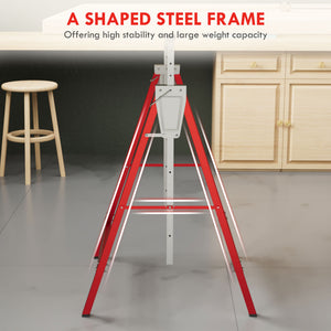 Set of 2 Adjustable Telescopic Builders Trestle, DIY Steel Work Bench Carpenter – view 18