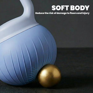 Soozier Soft Kettlebell, 22 lbs Kettle Bell with Anti-Slip Grip for Home Gym Weight Lifting and Strength Training