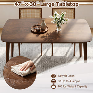 Rectangular Kitchen Table for Living Room Breakfast Nook-Coffee view 6