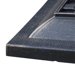 20 lbs Square Resin Patio Umbrella Stand Base Coated Pole Market Umbrella Parasol Holder Bronze