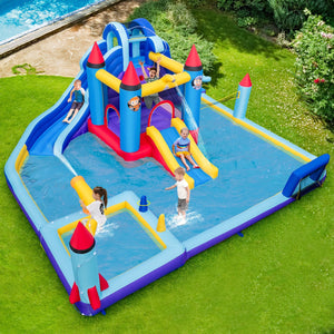 Rocket Theme Inflatable Water Slide Park view 2