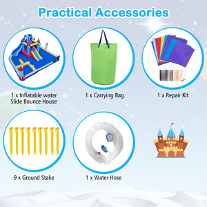 Rocket Theme Inflatable Water Slide Park view 7