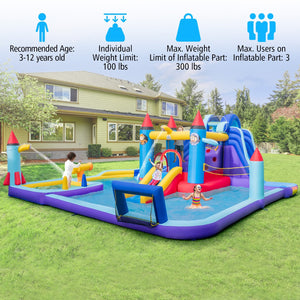 Rocket Theme Inflatable Water Slide Park view 9