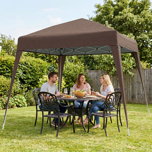 8' x 8' Pop Up Canopy, Outdoor Folding Tent, Portable Party Tent with Carrying Bag for Camping, Party – view 14