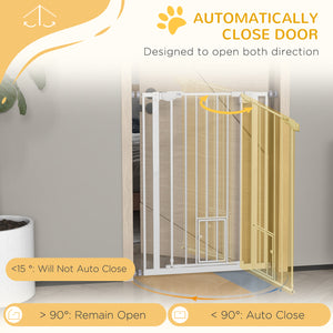 41" Easy Open Indoor Dog Gates for Doorways, House, Stair - Black – view 11