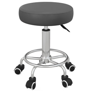 Adjustable Swivel Salon Stool Hydraulic PU Barber Rolling Massage Tattoo Chair Bar Beauty SPA Seat, Black – view 2