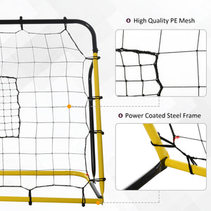 Soozier 6' x 4' Soccer Rebounder, Soccer Goal with 5 Angle Adjustable