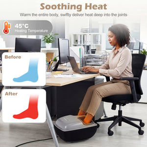 Shiatsu Foot Massager with 3-Level Deep Kneading and Air Compression-Black view 8