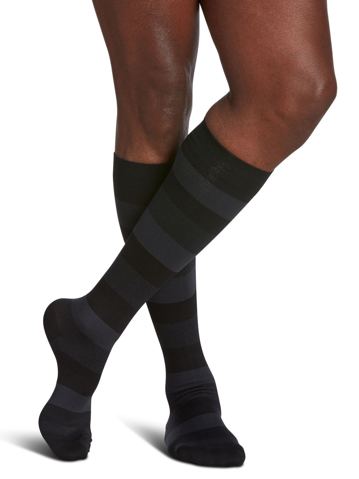 Sigvaris 180 Microfiber Shades 15-20 mmHg Knee High Closed Toe for Men
