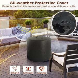 Smokeless Stainless Steel Fire Pit with Ash Pan for Yard Camping-Silver view 7