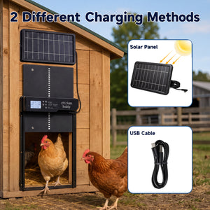 Solar Powered Automatic Chicken Coop Door view 8