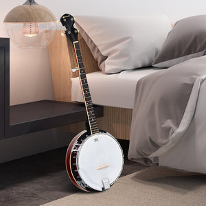 5-String Geared Tunable Banjo with case view 6