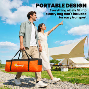 5 Person Family Tent, Outdoor Camping Tent with Lighting Hook, Carrying Bag for Camping – view 12
