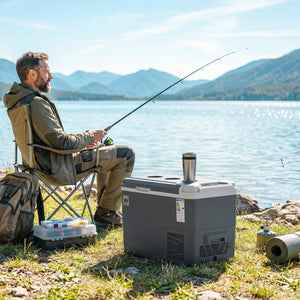 12 Volt Car Refrigerator, 26QT Car Fridge with App Control, 12/24V DC and 100-240V AC, -4℉-68℉, Travel Camping