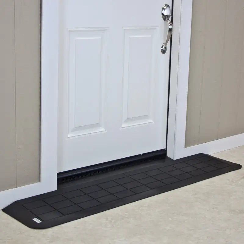 SafePath EZ Edge Threshold Ramp, 1/2 in Rise, 41.5 in, Recycled Rubber
