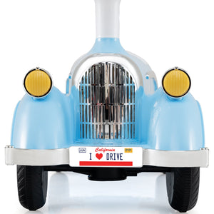 Toddler Ride on Toy Classic Sliding Car with Horn and LED Headlight-Blue view 4