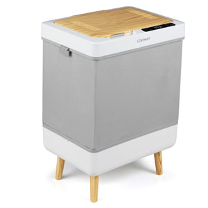 Towel Warmer Bucket with Foldable Design and Auto Shut Off for Bathroom-Natural view 3