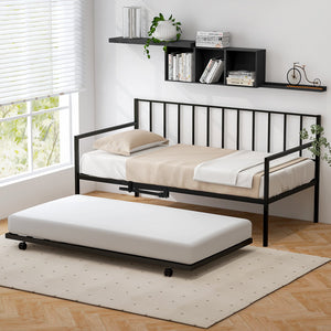 Twin Size Daybed and Trundle Frame Set Trundle Bedframe view 3