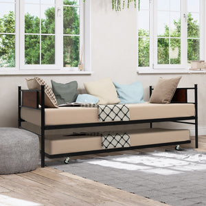 Twin Size 2-In-1 Daybed Frame with Pullout Trundle view 2