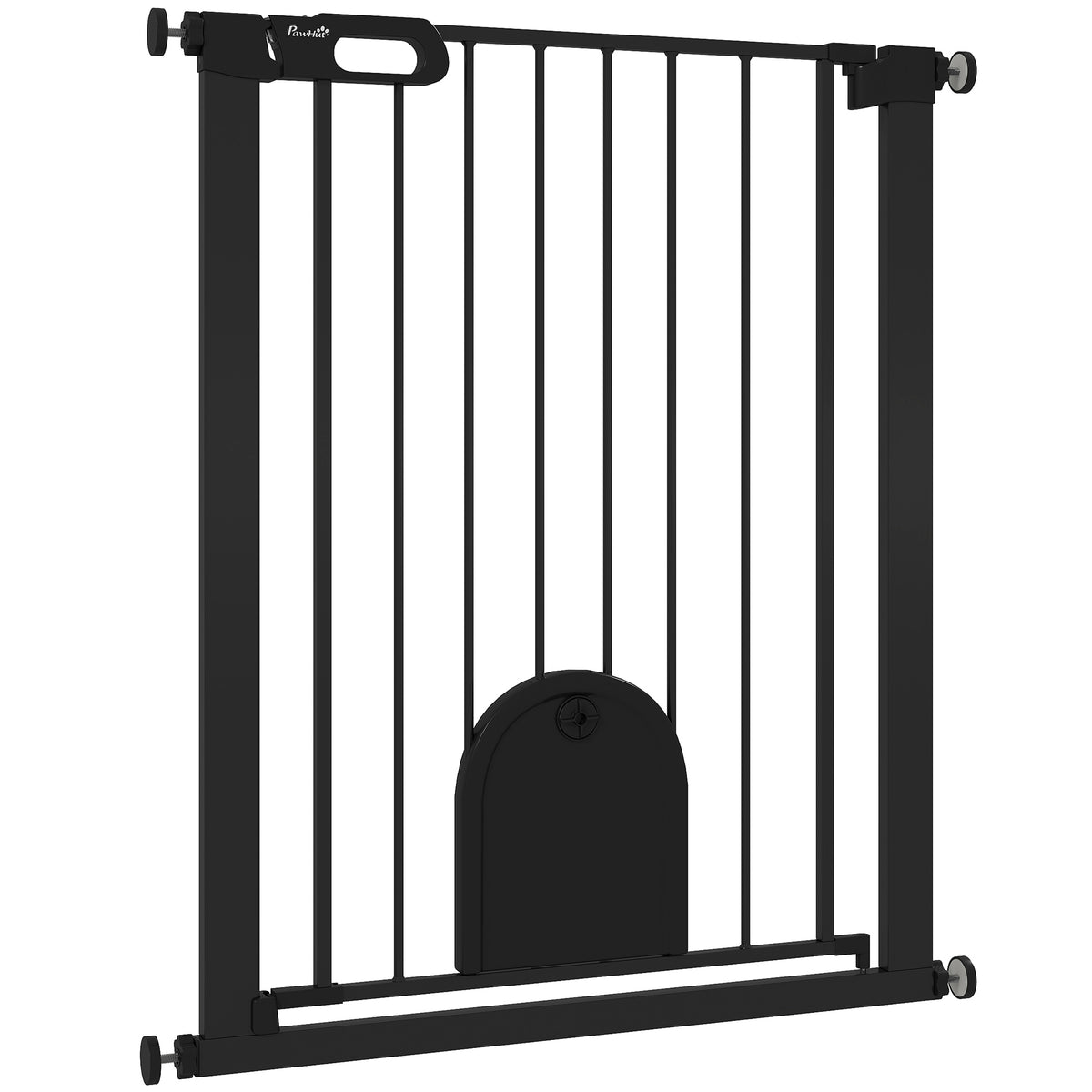 30"-52" Extra Wide Pet Gate Barrier with Small Door, 30"H Dog Gate with Safety Gate Barrier – view 2