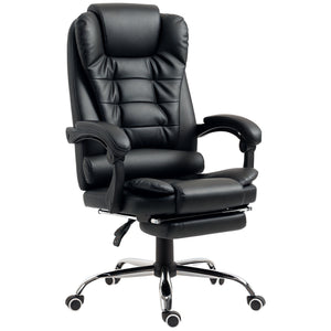 Ergonomic Office Chair with Back Support, PU leather Executive Office Chair with High Back