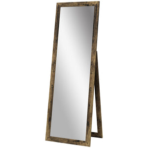58" x 20" Full Length Mirror with Frame, Floor Standing Mirror, Rectangular Full Body Mirror for Bedroom – view 8