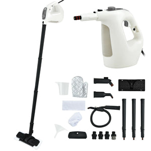 1400W Handheld Steam Cleaner with 14-Piece Accessory Kit and Child Lock-Gray view 4