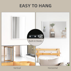 22" x 30" Bathroom Mirror for Wall, Rectangular Mirror for Living Room, Bedroom, Entryway, Black – view 25
