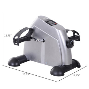 Soozier Portable Mini Pedal Exercise Bike Indoor Cycle Fitness Arm Leg w/ LCD Display