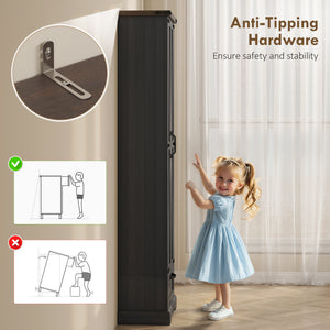 71" Pantry Cabinet, Kitchen Storage Cabinet with Adjustable Shelves, 2 Doors and Drawer for Dining Room – view 6