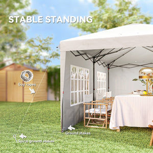 10' x 20' Outdoor Pop Up Canopy Tent Party Tent Instant Shelter W/ Carrying Bag, Blue – view 20