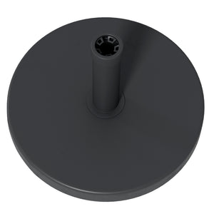 33 lbs Concrete Parasol Base, Heavy Duty Patio Umbrella Stand, 18.3" Round Garden Parasol Holder, Black