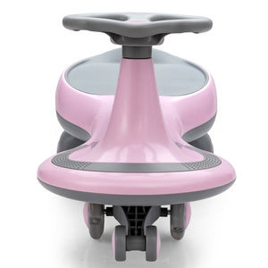 Wiggle Car Ride-on Toy with Flashing Wheels-Pink view 4