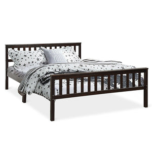Wood Bed Frame Support Platform with Headboard and Footboard view 4