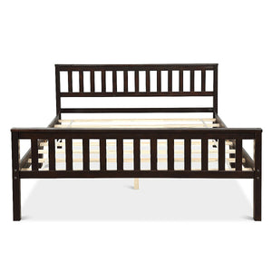 Wood Bed Frame Support Platform with Headboard and Footboard view 6