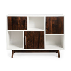 Wood Display Sideboard Storage Cabinet with Storage Compartments