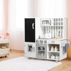 Wooden Pretend Play Kitchen Sets with Simulated Sound view 2