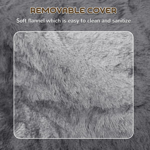4-Step Dog Ramp for Sofa, Bed, and Couch, with Removable Cover, Light Grey – view 32