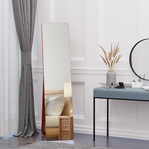 Full Length Mirror for Bedroom, Free Standing Dressing Mirror, Wall Mirror with Wood Frame, 15" x 61" – view 7