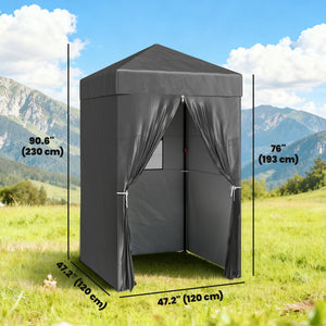 4 x 4 ft Compact Pop Up Canopy Tent, UPF 50+ Changing Room – view 9