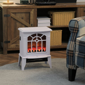 Electric Fireplace Heater, Freestanding Fireplace Stove with Realistic Flame and Overheat Protection – view 14