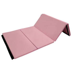 Soozier 4'x10'x2" Folding Gymnastics Tumbling Mat, Exercise Mat with Carrying Handles for Yoga, MMA, Martial Arts