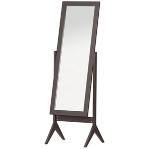 Full Length Mirror, Free Standing Full Body Mirror with Rectangular Frame