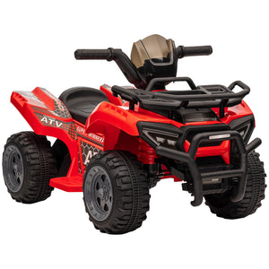 Aosom Kids Ride-on ATV Quad Bike Four Wheeler Car with Music, 6V Battery Powered Motorcycle for 18-36 Months
