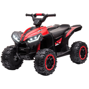 Aosom Kids 4 Wheeler Quad with Music, Headlights, High & Low Speed, Kids ATV for 3-5 Years Old Boys & Girl