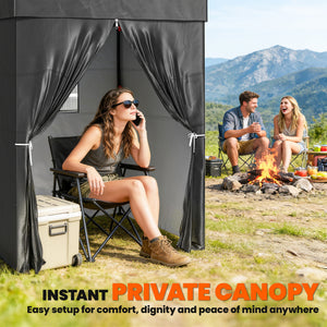 4 x 4 ft Compact Pop Up Canopy Tent, UPF 50+ Changing Room – view 17