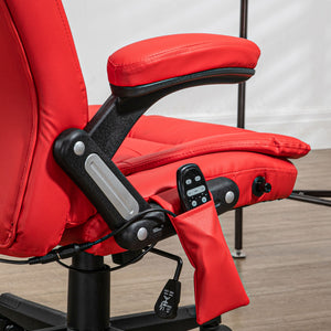 Executive Massage Chairs Heated High Back Reclining Office Chair Swivel Leather Adjustable Vibrating – view 14